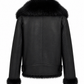 Estella Faux Fur Jacket in Black