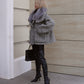 Alaska Outerwear Company Ares mohair parka with genuine fur trim and down fill