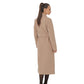 Arden Classic Wraparound Overcoat in Latte