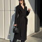 Astoria Classic Wraparound Wool Blend Overcoat