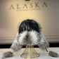 Genuine Silver Fox Fur Genuine Leather Hat