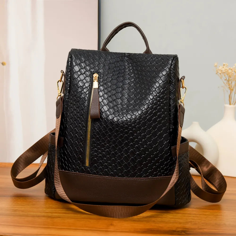 PU Leather Backpack Bag - Farnelli