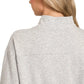 Zenana Fleece Half Zip Sweatshirt - Farnelli
