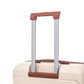 HouseOfZazla 3-piece spinner wheel luggage set with combination locks in assorted sizes