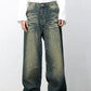 Men's Wide Leg Jeans - Farnelli