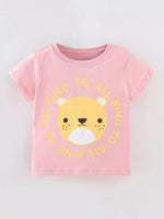 Children's Cartoon Bear Short Sleeve T-Shirt - Farnelli