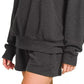 Zenana Slub Long Sleeve Top and Shorts Set - Farnelli