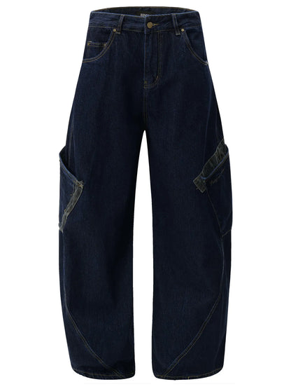 Men's Oversized Cargo Jeans - Farnelli