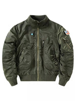 Men's Plus Size Zip Up Long Sleeve Jacket - Farnelli