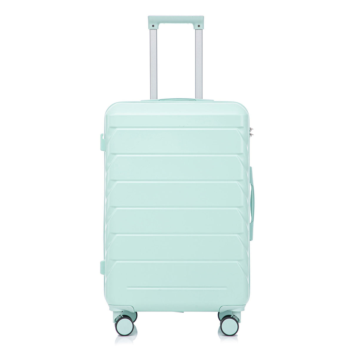HouseOfZazla 3-piece spinner wheel luggage set with combination locks