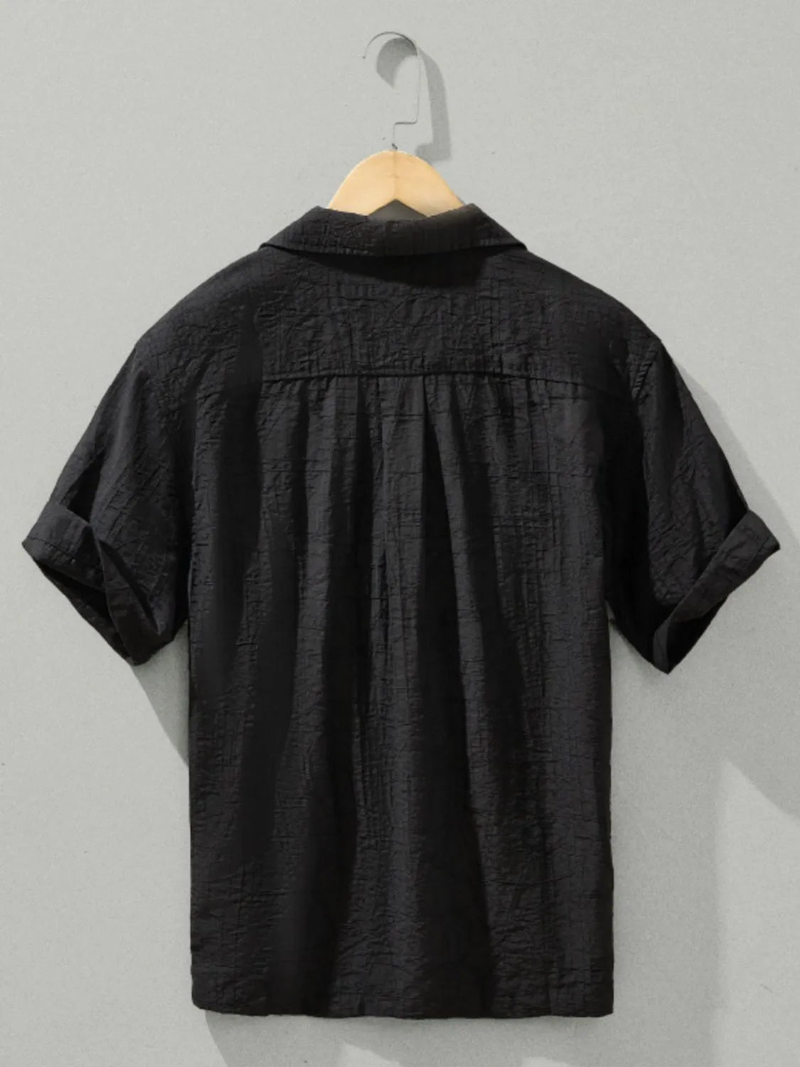 Men's Plus Size Button Up Short Sleeve Shirt - Farnelli