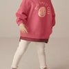 Children's Big Smile Club Graphic Sweatshirt - Coral