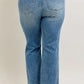 Judy Blue Full Size High Waist Vintage Wash Front Seam & Slit Straight Plus Size - Farnelli