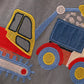 Children's Construction Vehicle Embroidered T-Shirt - Farnelli