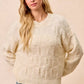 BiBi Checker Board Drop Shoulder Sweater - Farnelli