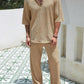 Men's Plus Size Half Sleeve Top and Pants Set - Farnelli