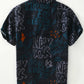 Men's Plus Size Printed Button Up Short Sleeve Shirt - Farnelli