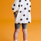 Children's Panda Plush Bag Polka Dot Outfit Set - Farnelli