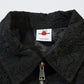 Textured Bomber Collared Neck Zip Up Jacket - Farnelli