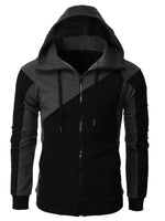 Men's Color Block Zip-Up Hoodie - Farnelli