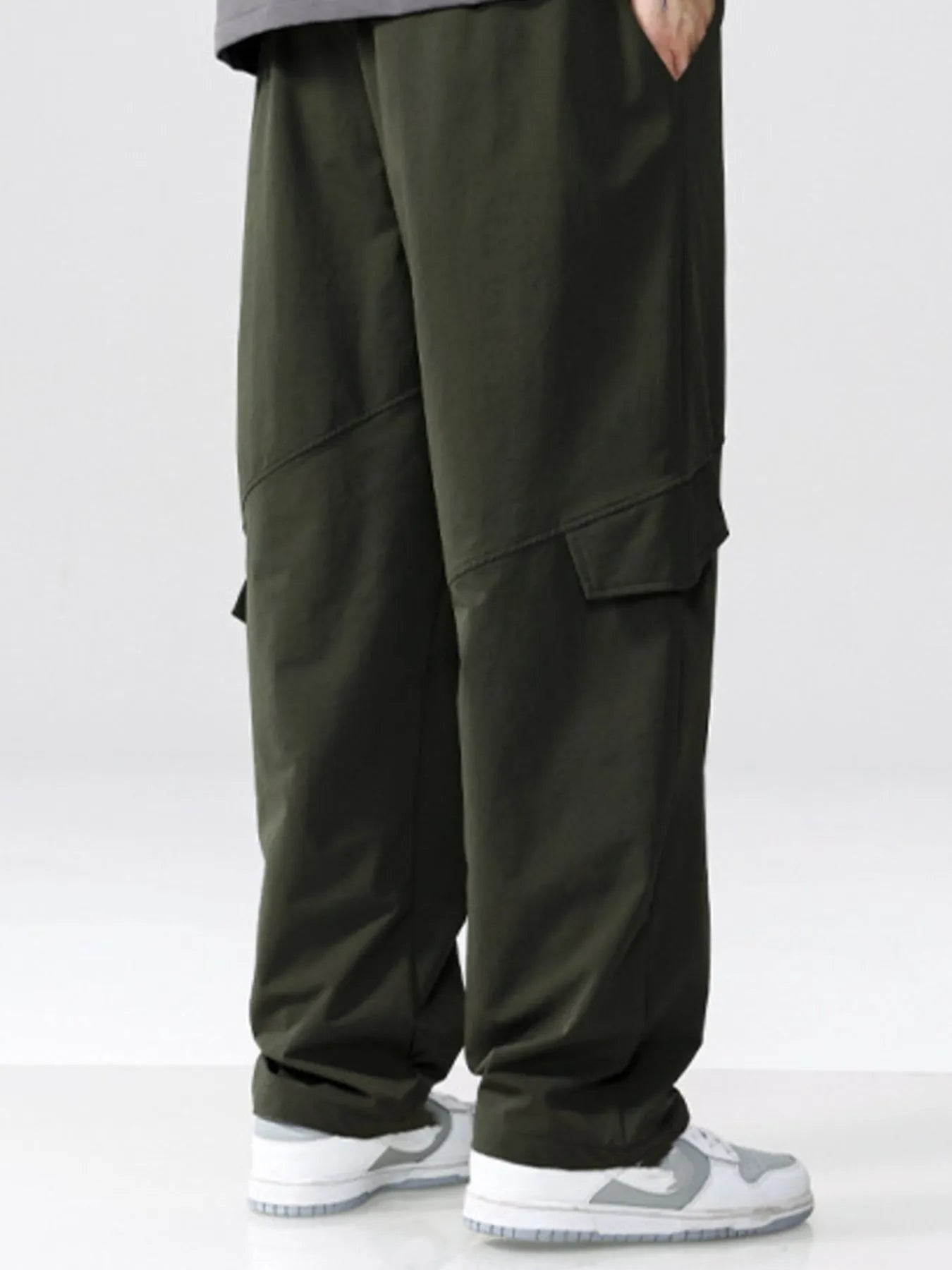 Men's Plus Size Straight Leg Cargo Combat Pants - Farnelli