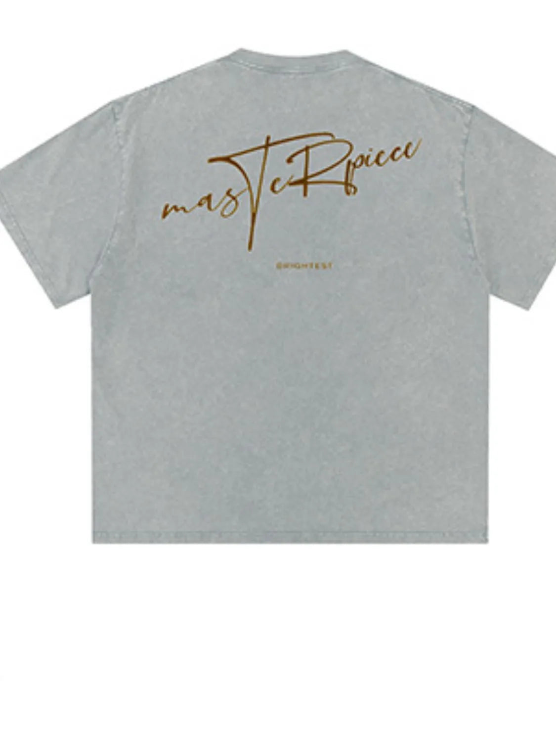 Men's Plus Size Round Neck Letter Graphic T-Shirt - Farnelli