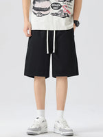 Men's Full Size Wide-Leg Shorts Plus Size - Farnelli