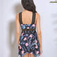 Cutout Printed Two-Piece Swim Set - Farnelli