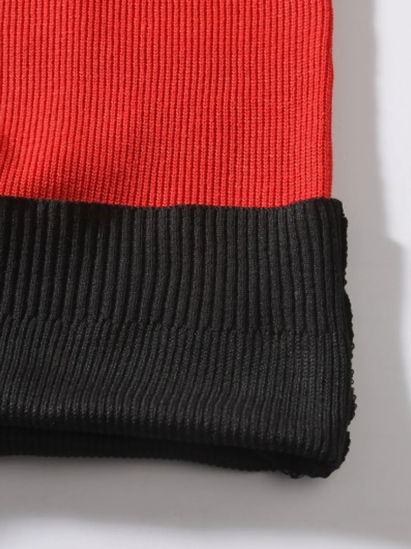 Men's Plus Size Color Block Round Neck Sweater - Farnelli