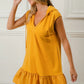 BiBi Ruffled French Terry Hooded Dress - Farnelli