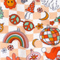 Children's Christmas Santa Print Long Sleeve Set - Farnelli
