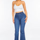 American Bazi High Waist Curvy Flare Jeans - Farnelli