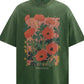 Men's Flower Graphic Oversized T-Shirt - Farnelli