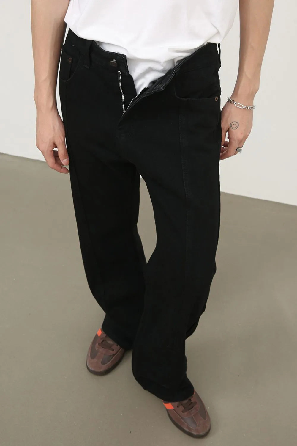 Men's Slim Fit Jeans with Pockets - Farnelli