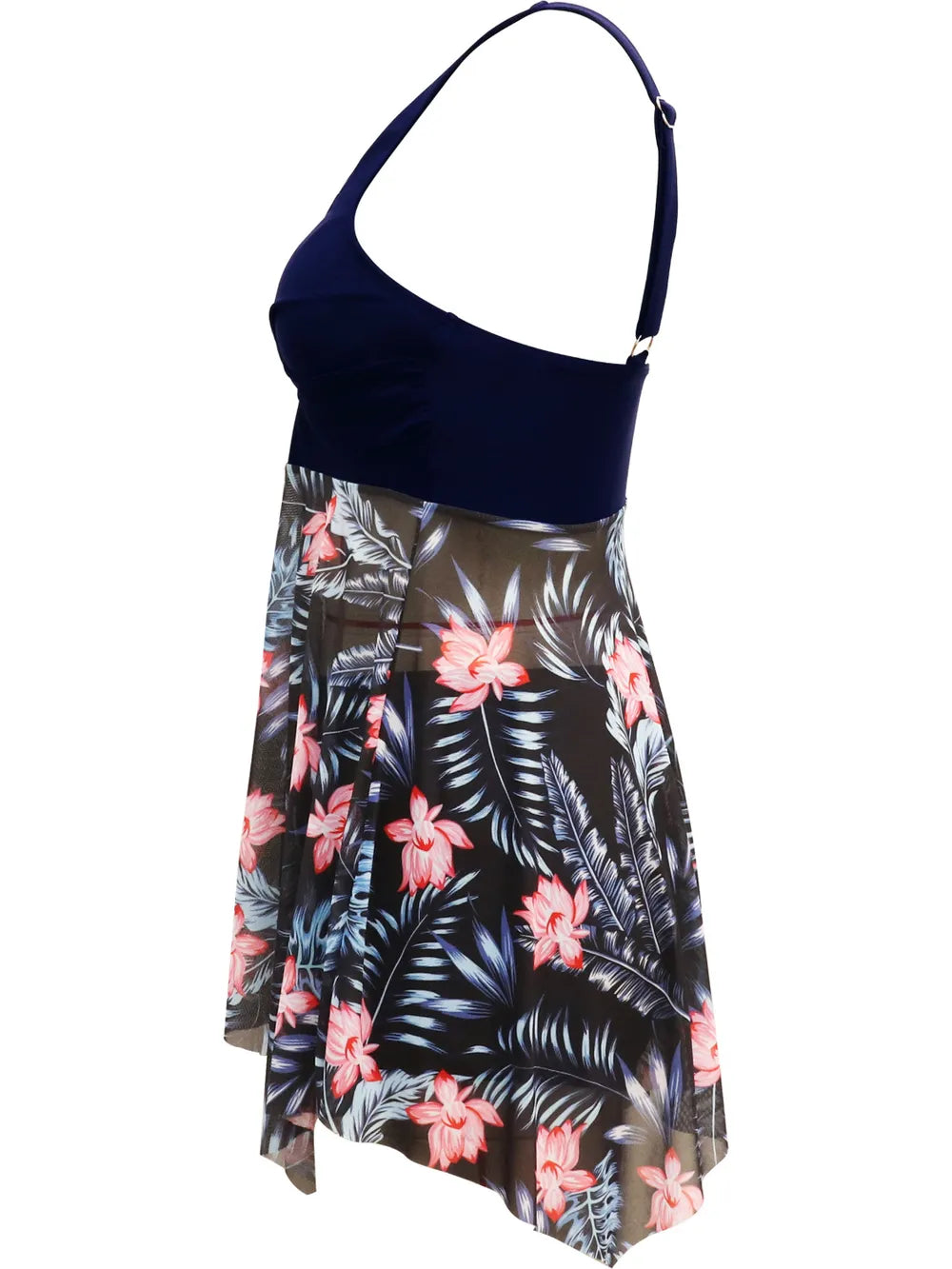 Printed Wide Strap Two-Piece Swim Set - Farnelli