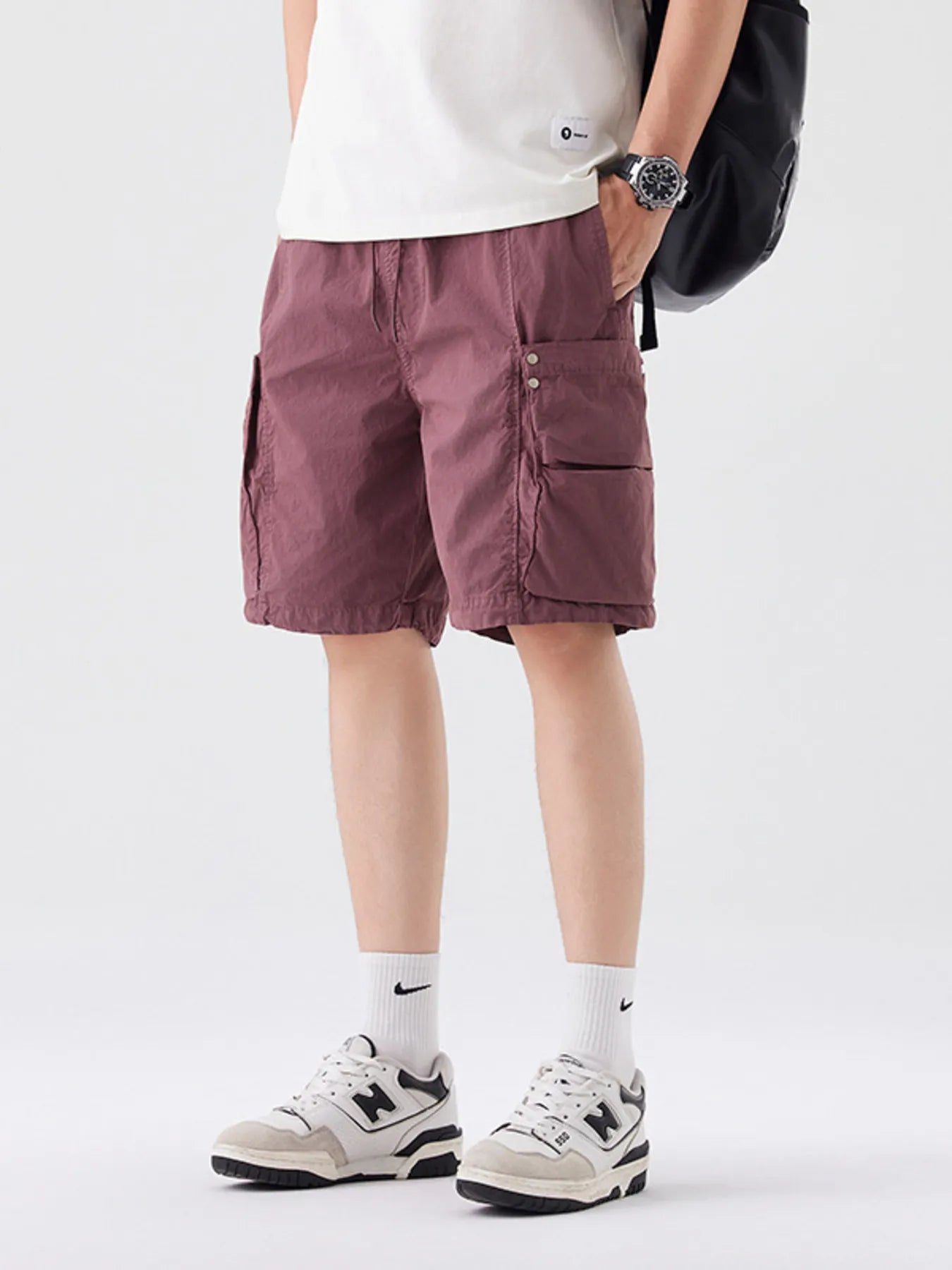 Men's Full Size Casual Cargo Shorts Plus Size - Farnelli