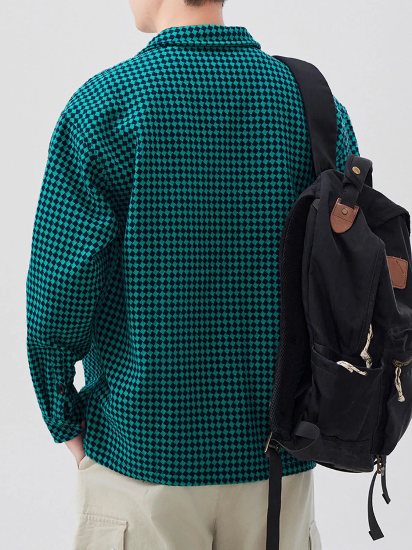Men's Plus Size Button Up Long Sleeve Shirt - Farnelli