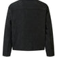 Textured Bomber Collared Neck Zip Up Jacket - Farnelli