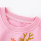 Children's Reindeer Graphic Crew Neck Sweatshirt - Farnelli