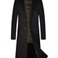 Men's Classic Button Up Overcoat - Farnelli
