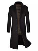 Men's Classic Button Up Overcoat - Farnelli