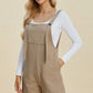 Double Take Full Size Texture Sleeveless Romper - Farnelli