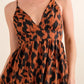 And The Why Leopard Print Plunge Maxi Dress - Farnelli