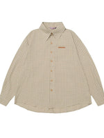 Men's Classic Plaid Button-Down Oversized Shirt - Farnelli