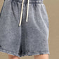 Men's Distressed Drawstring Shorts - Farnelli