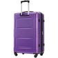 HouseOfZazla expandable 2-piece luggage set with TSA lock and spinner wheels in multiple colors