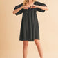 Aemi + Co Square Neck Babydoll Dress with Pockets - Farnelli