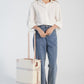 SarahFace Spinner Suitcase - Cream White's
