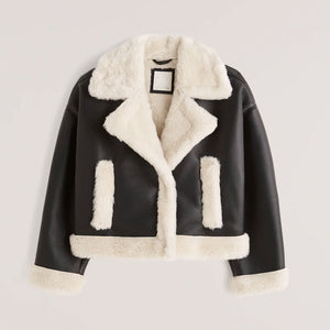 Women’s Aviator B3 Sheepskin Shearling Riding Leather Jacket