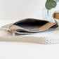 Carry Courage GUARDIAN silver belt bag with adjustable strap and compact zippered design